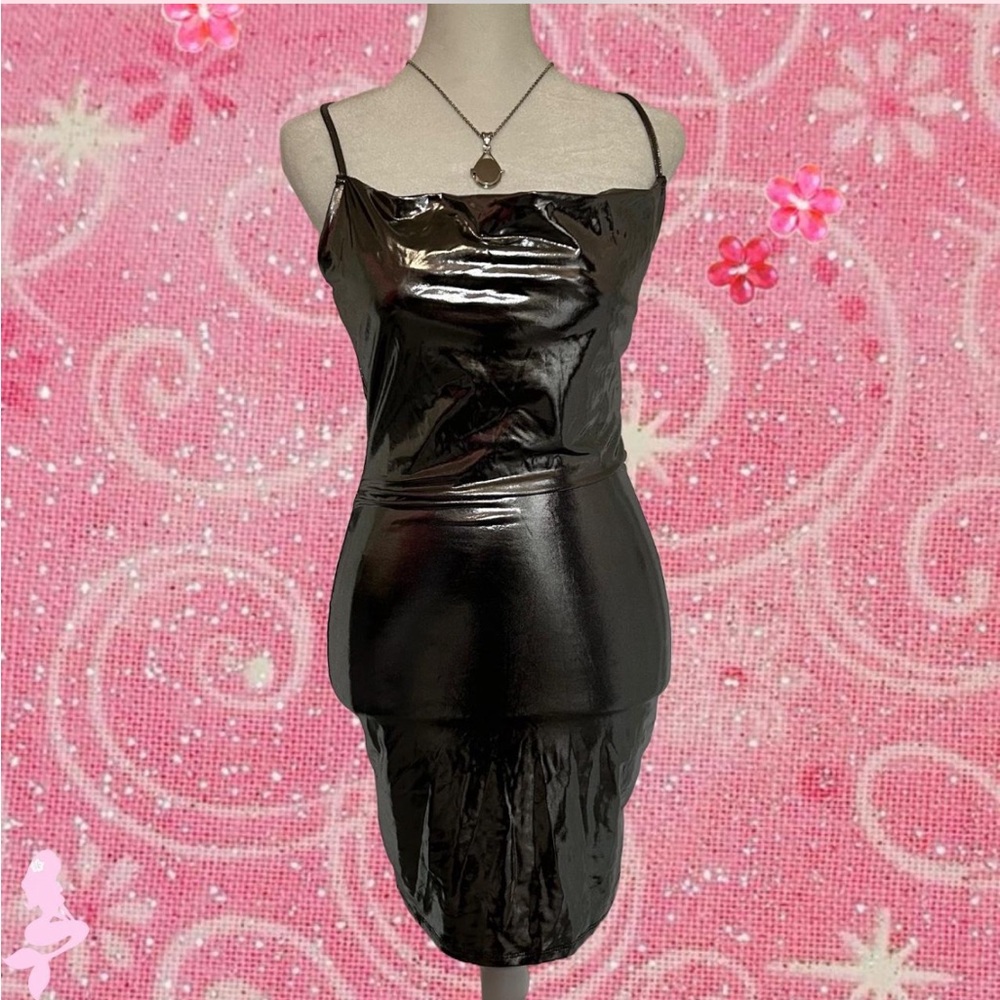 Forever 21 Silver Metallic Dress